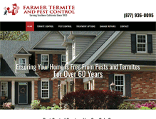Tablet Screenshot of farmertermite.com